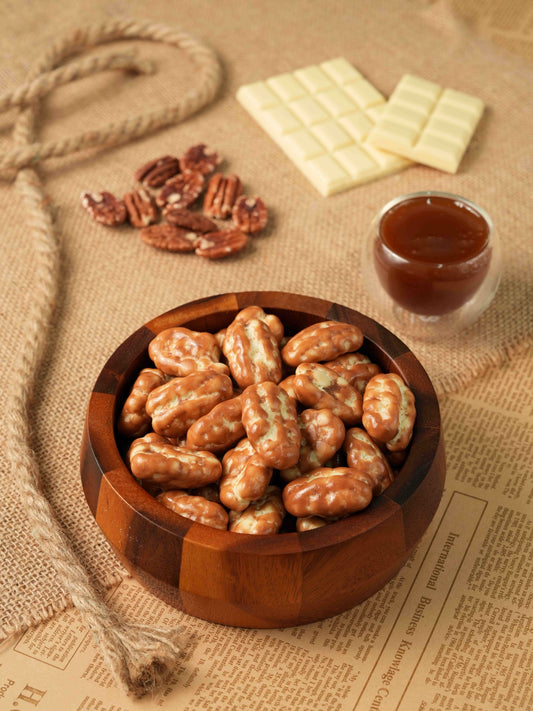 PECAN COATED CARAMEL CHOCOLATE - 200g