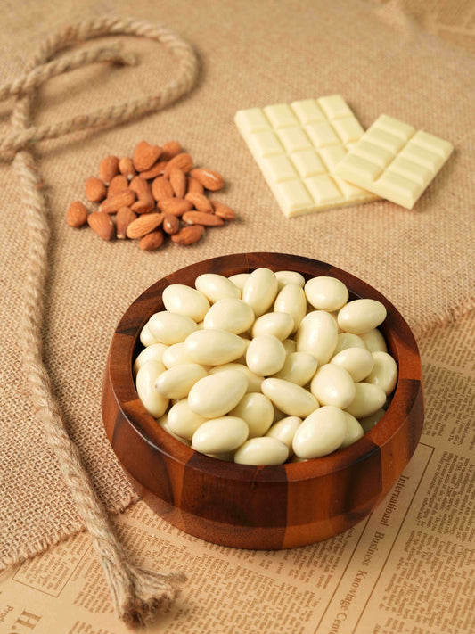 ALMOND COATED WHITE CHOCOLATE - 200g