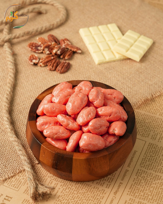 PECAN COATED STRAWBERRY CHOCOLATE - 200g