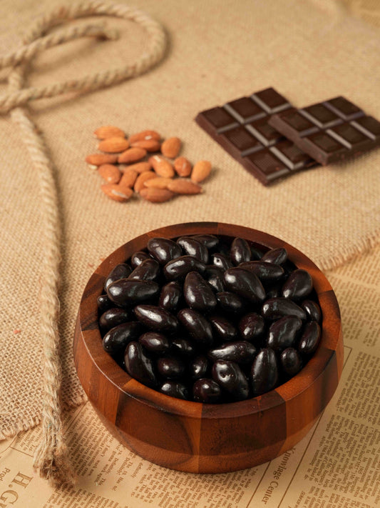 ALMOND COATED DARK CHOCOLATE - 200g
