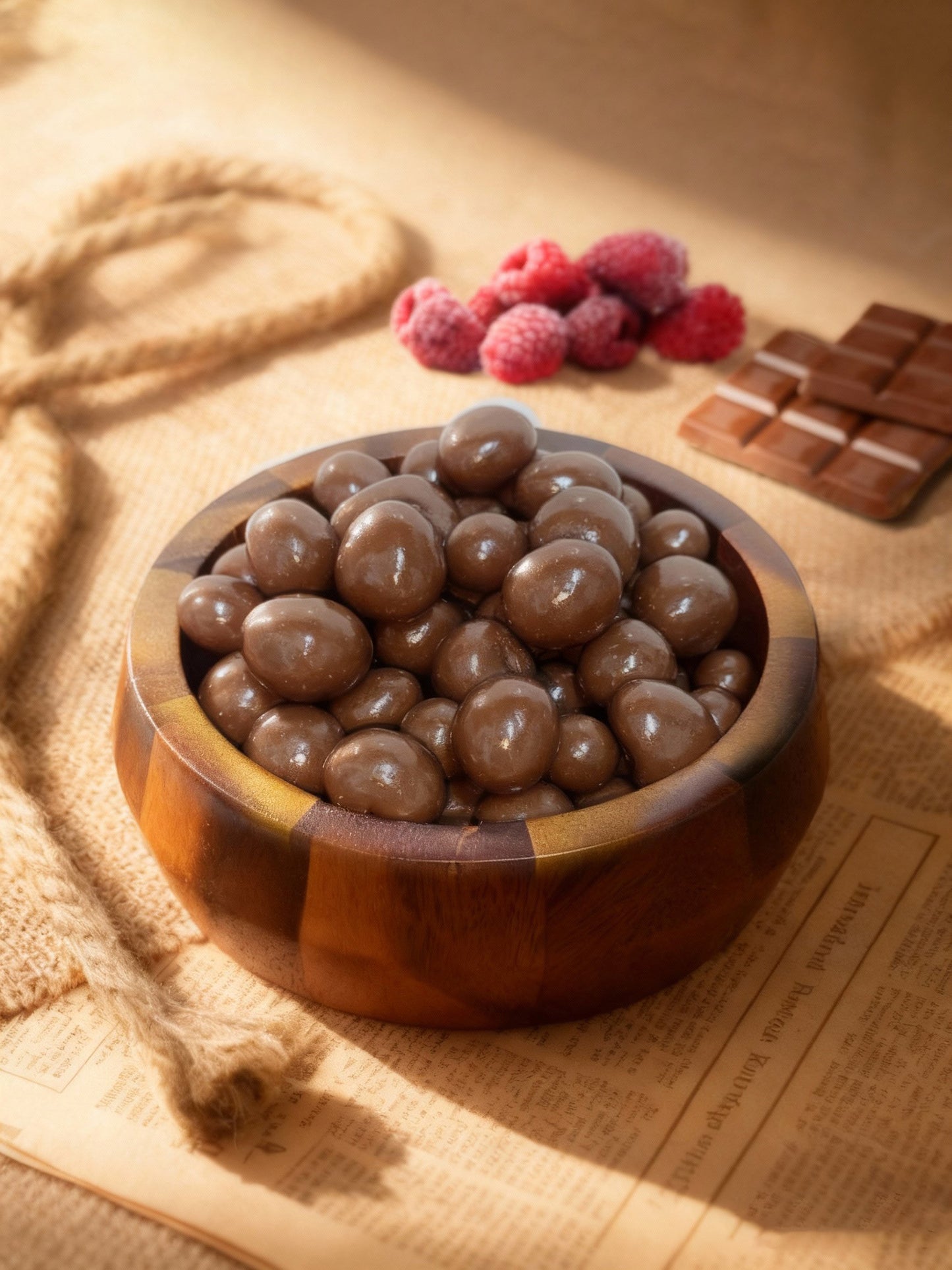 Freeze Dried Raspberry Coated Milk Chocolate - 300g